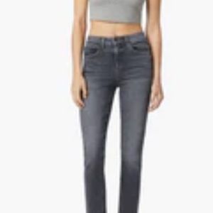 Favorite Daughter Erin High Rise Straight size 28 in grey
